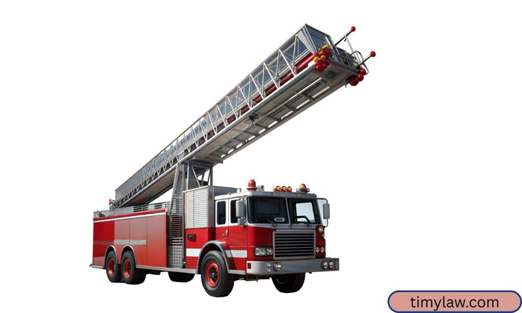 Fire Truck Ladder (Extended Partially)