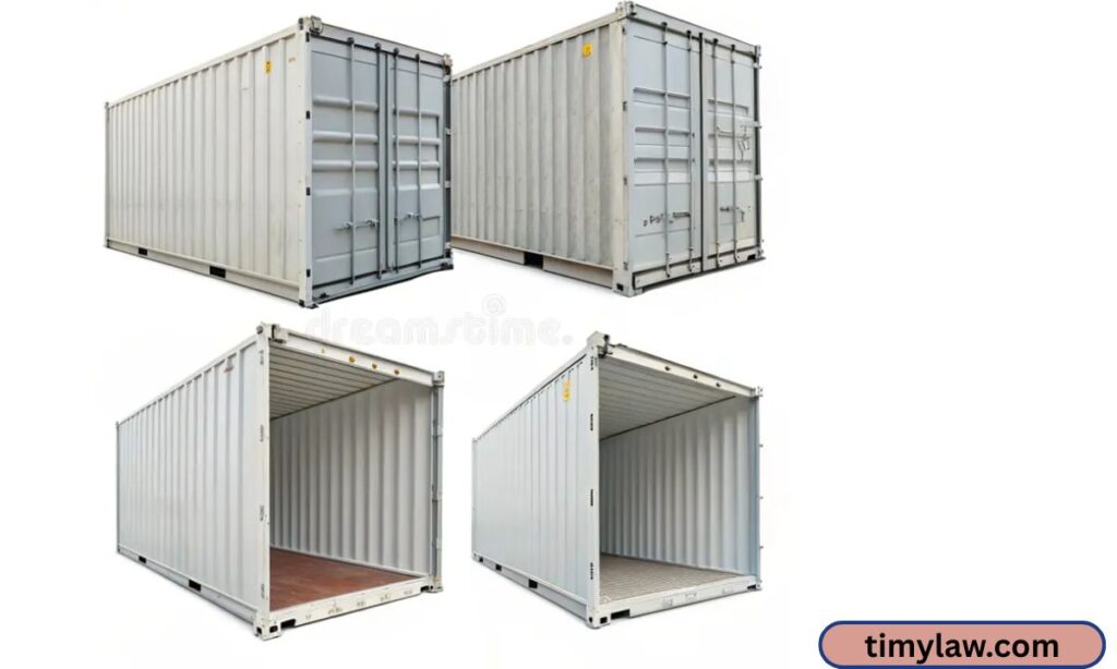 Four Standard Shipping Containers
