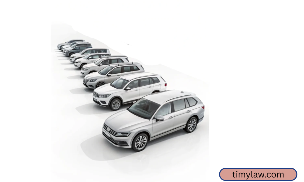 Seven Average Cars (End-to-End)