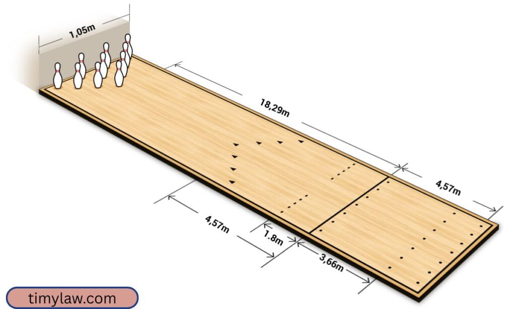Standard Bowling Lane (With Approach)