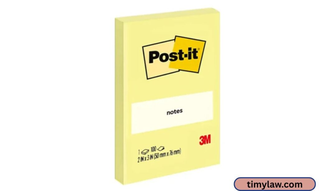 Standard Post-It Note (Width)
