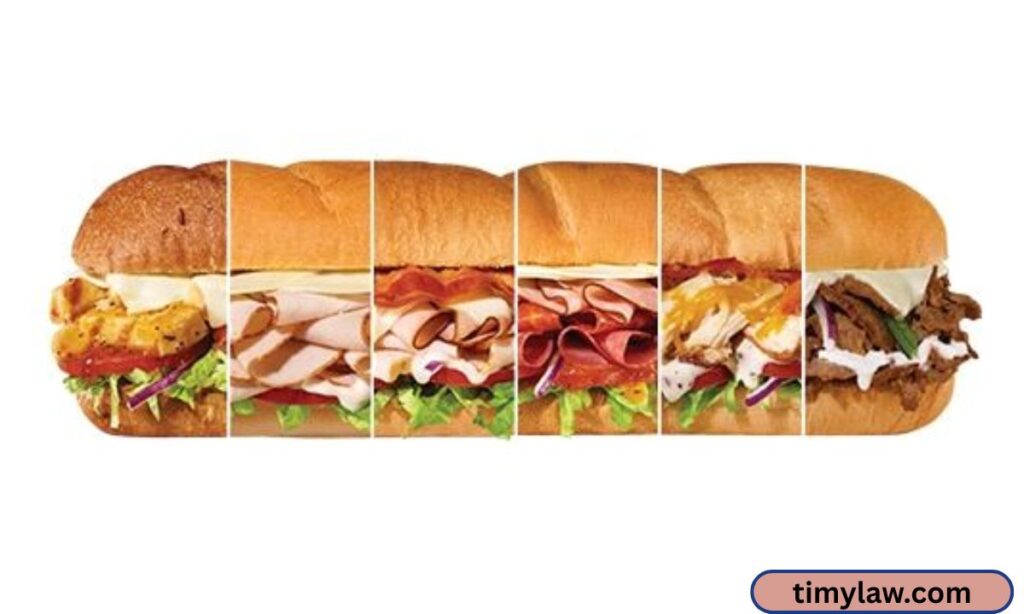 Subway Sandwich (Half Footlong) Measuring 6 Inches
