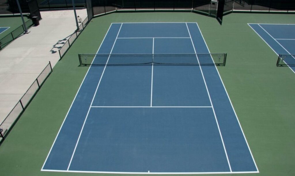 Tennis Court (Width Plus Service Area)