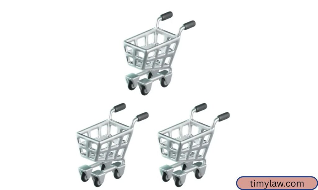 Three Shopping Carts Lined Up
