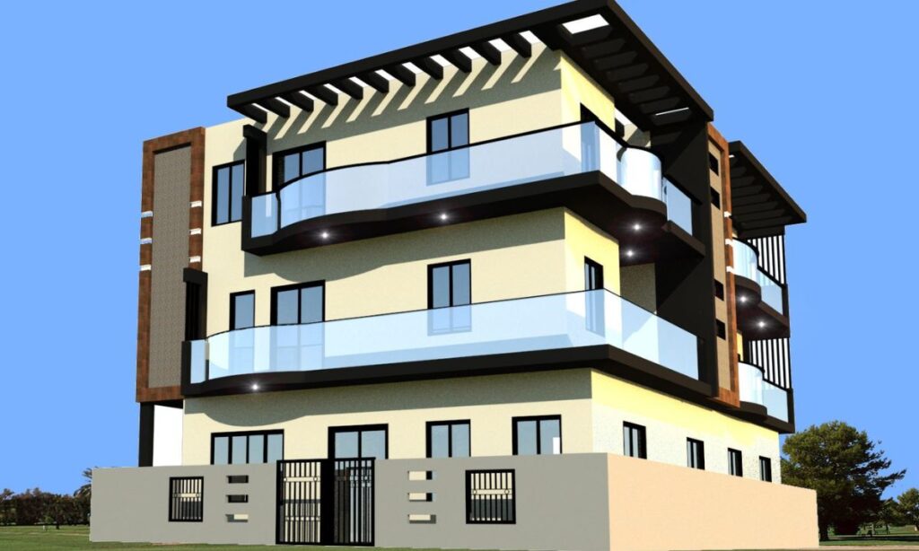 Three-Story Building