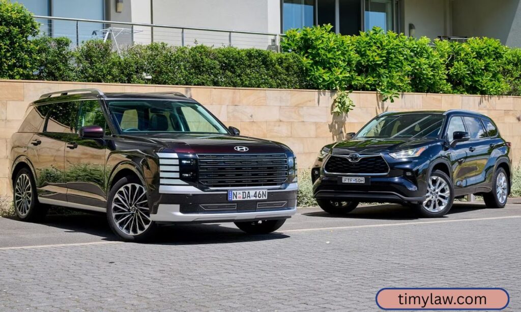Two Large SUVs (End-to-End)