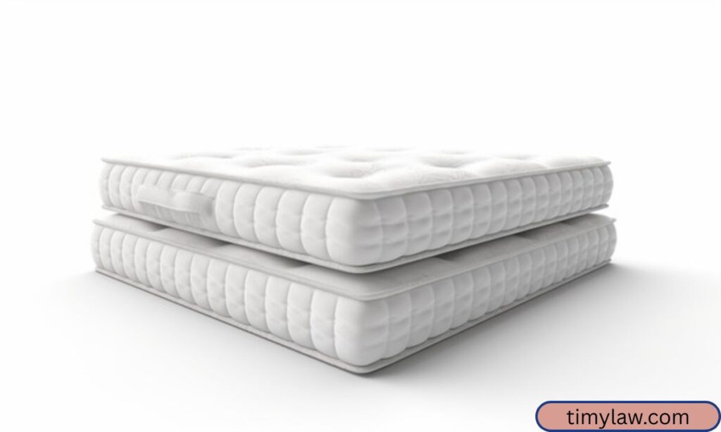Two Twin Mattresses, Almost Stacked