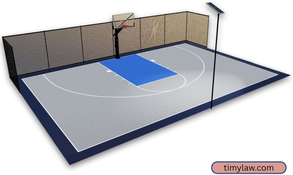 Half a Basketball Court