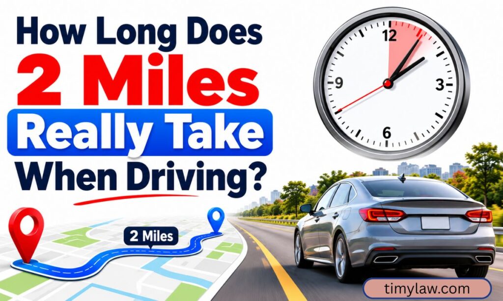 How Long Does 2 Miles Really Take When Driving