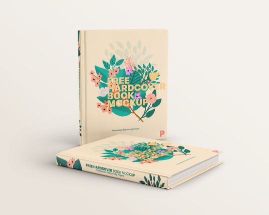 Two Large Hardcover Books