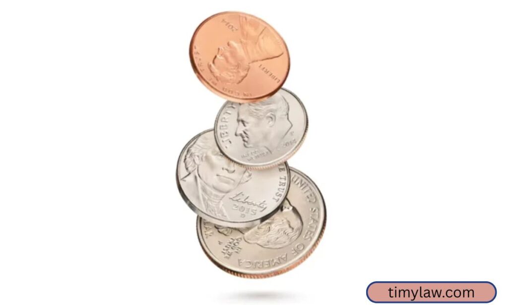 Two Stacked Dimes 2mm In Size