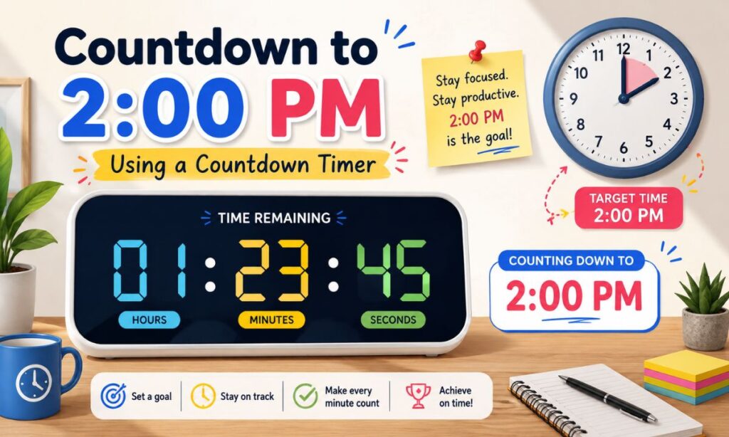 Countdown to 200 PM Using a Countdown Timer