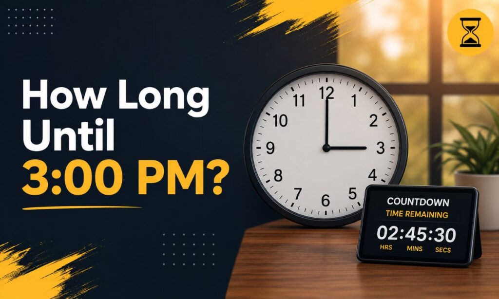 How Long Until 3:00