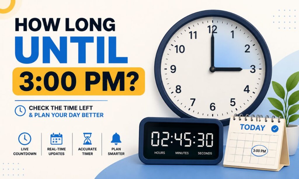 Long Until 3:00 PM