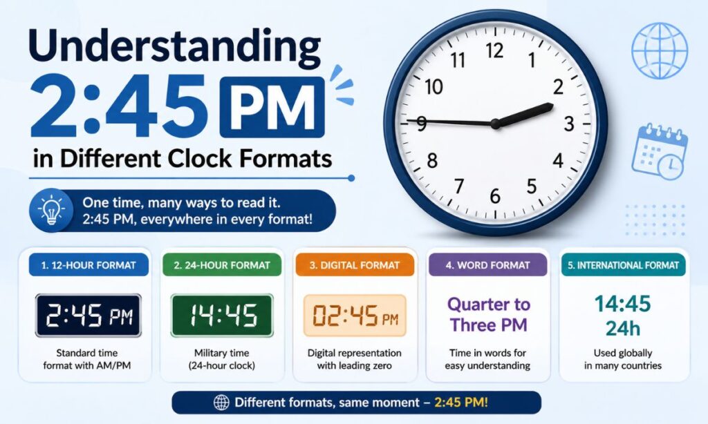 Understanding 245 PM in Different Clock Formats