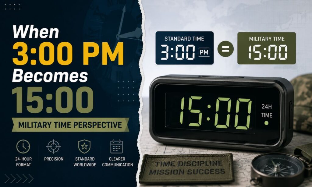 When 300 PM Becomes 1500 Military Time Perspective