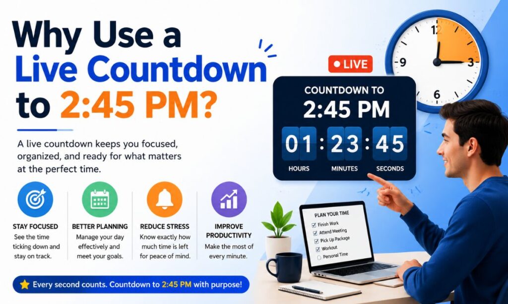 Why Use a Live Countdown to 245 PM